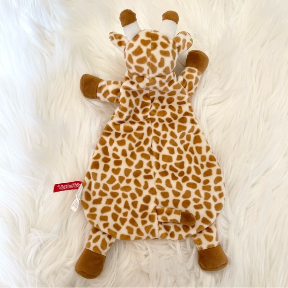 Giraffe Lovey Rattle, Security Blanket, Stuffed Animal, Blankie Toy, WubbaNub - Picture 4 of 5